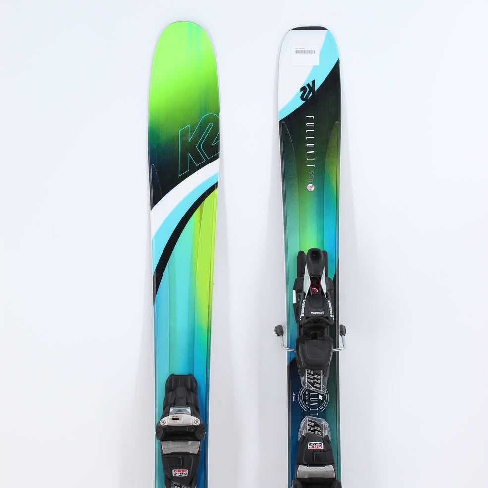 K2 Fulluvit 95 Ti Women's Demo Skis with Bindings - 156 cm Used