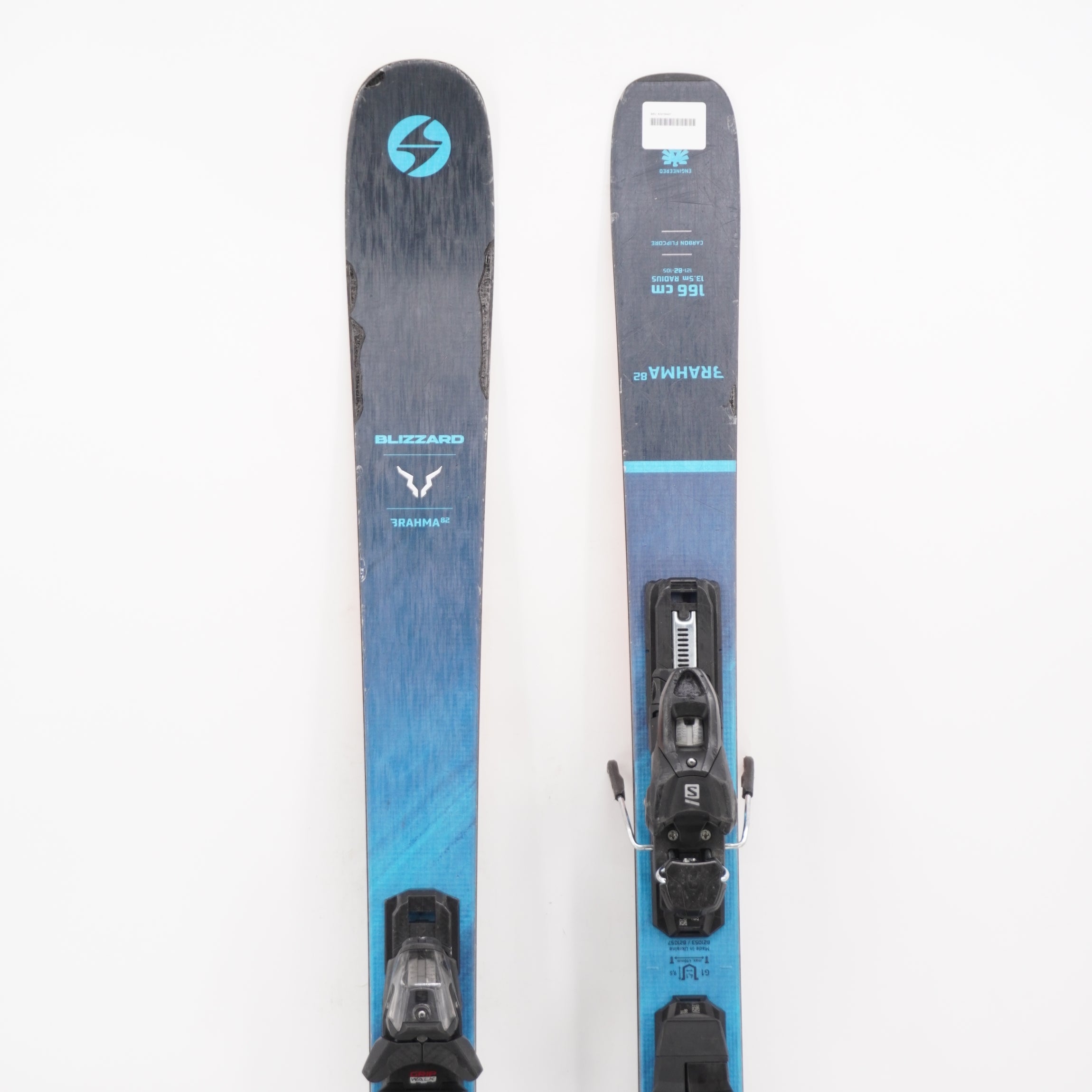 Blizzard Brahma 82 Demo Skis with Bindings - 166 cm Used