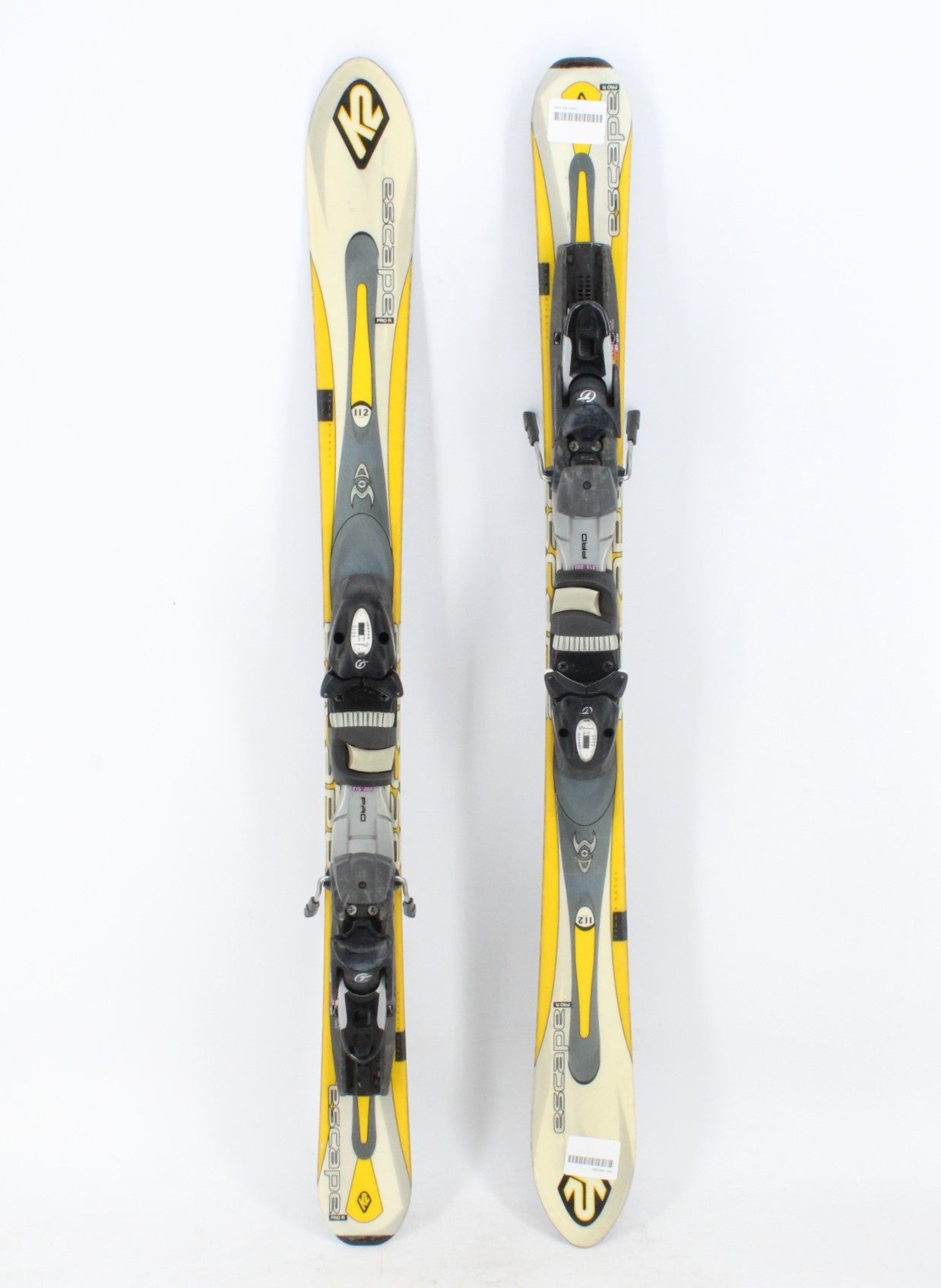 K2 Escape Pro R Junior Skis with Bindings - 112 cm Used