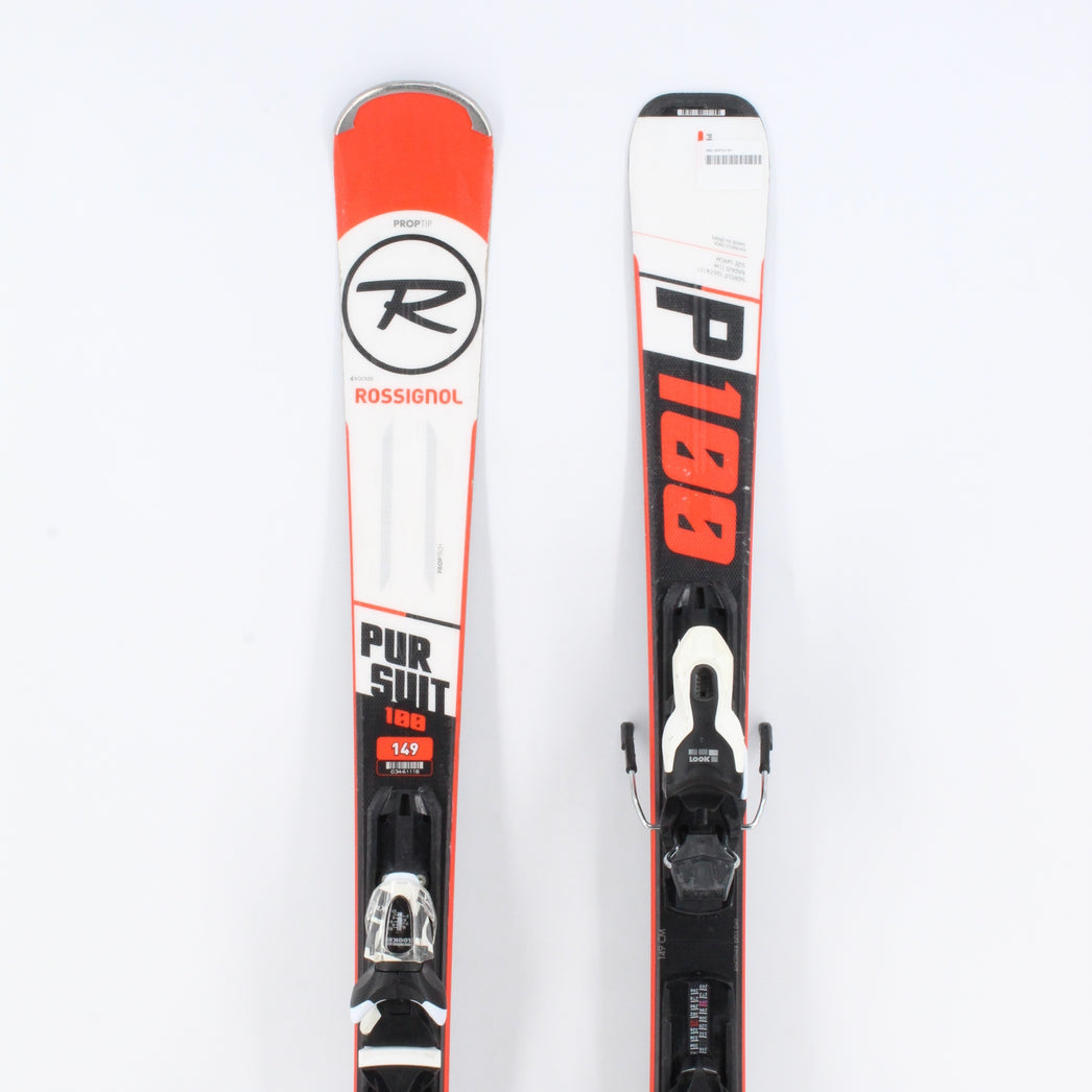 Rossignol Pursuit 100 Adult Skis with Bindings - 149 cm Used