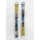 Fischer Addict Twin Tip Kids Skis with Bindings - 101 cm Used