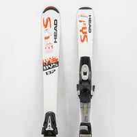 Head BYS 2 Adult Skis with Bindings - 137 cm Used