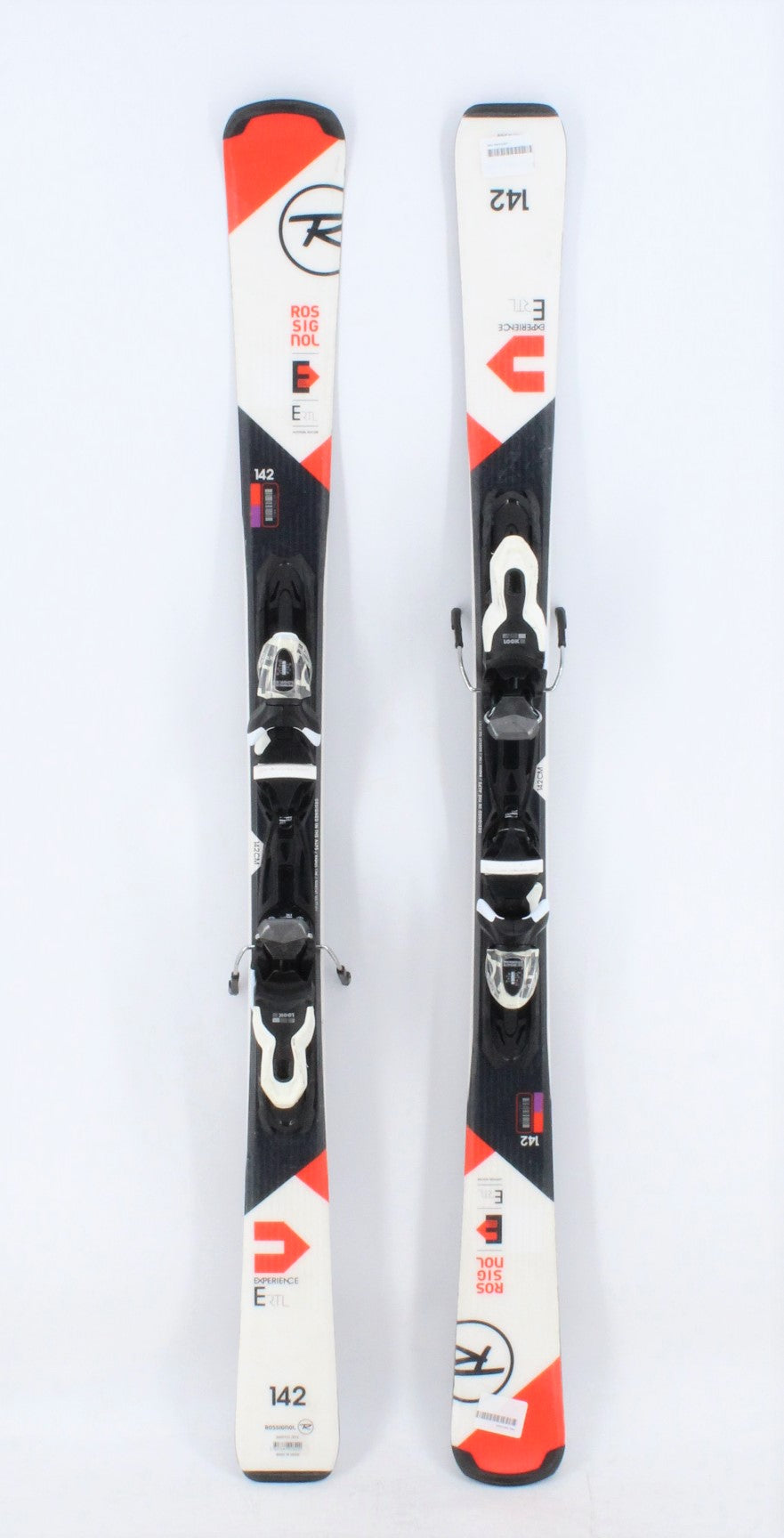 Rossignol E RTL Adult Skis with Bindings - 142 cm Used