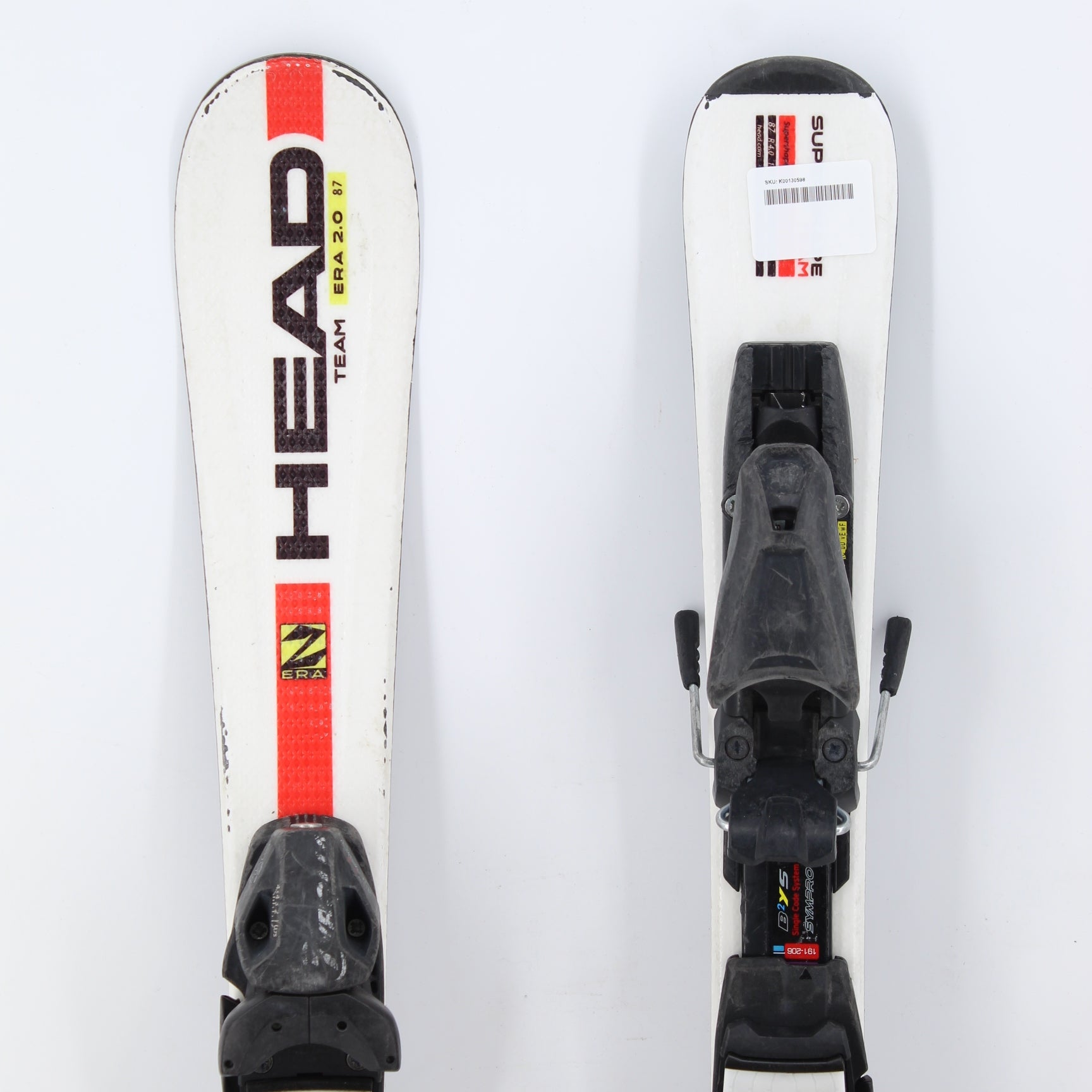 Head Supershape Team R Kids Skis with Bindings - 87 cm Used