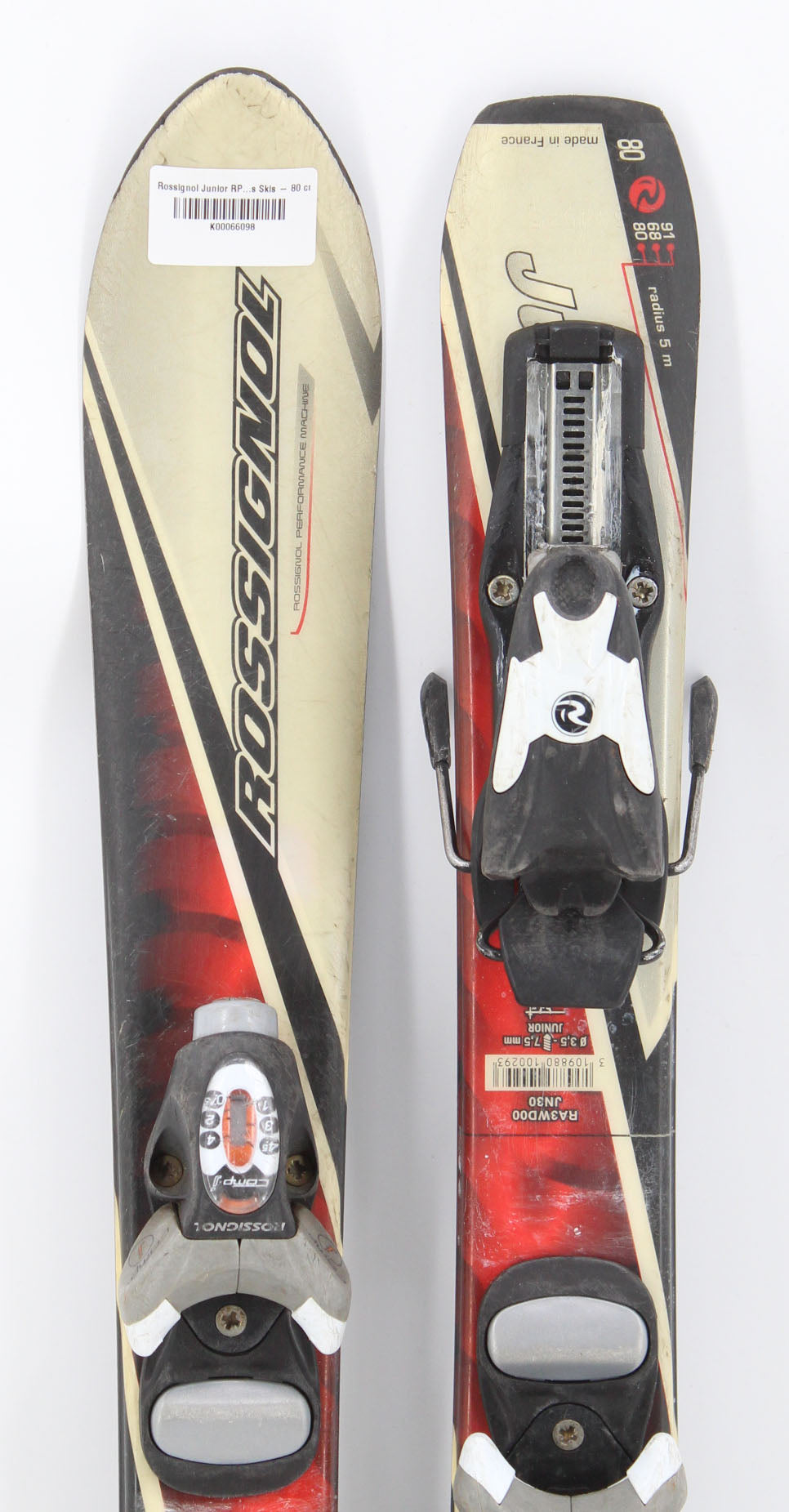 Rossignol Junior RPM Kids Skis with Bindings - 80 cm Used