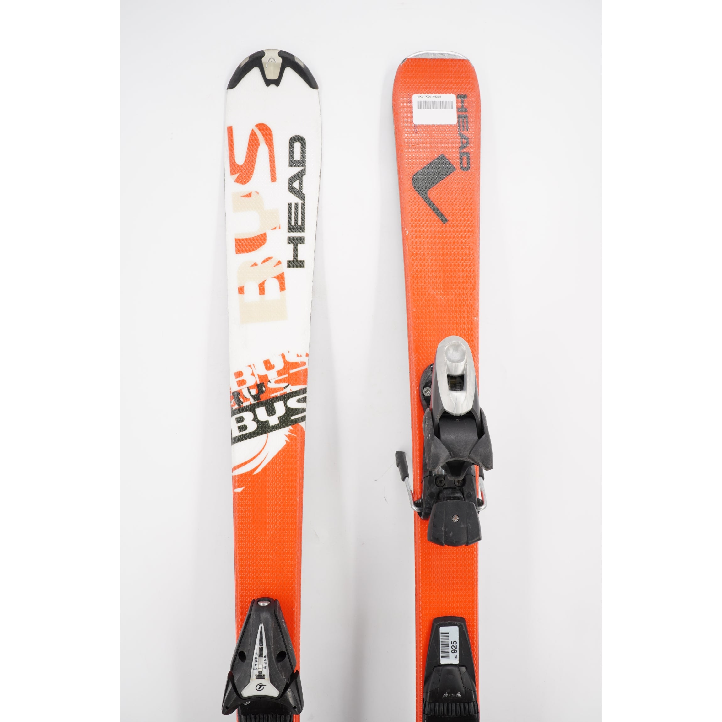 Head BYS Adult Skis with Bindings - 150 cm Used