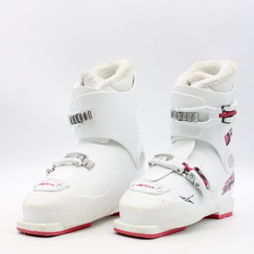 Alpina J2 Kids Ski Boots - Size 3.5 / Mondo 21.5 Used