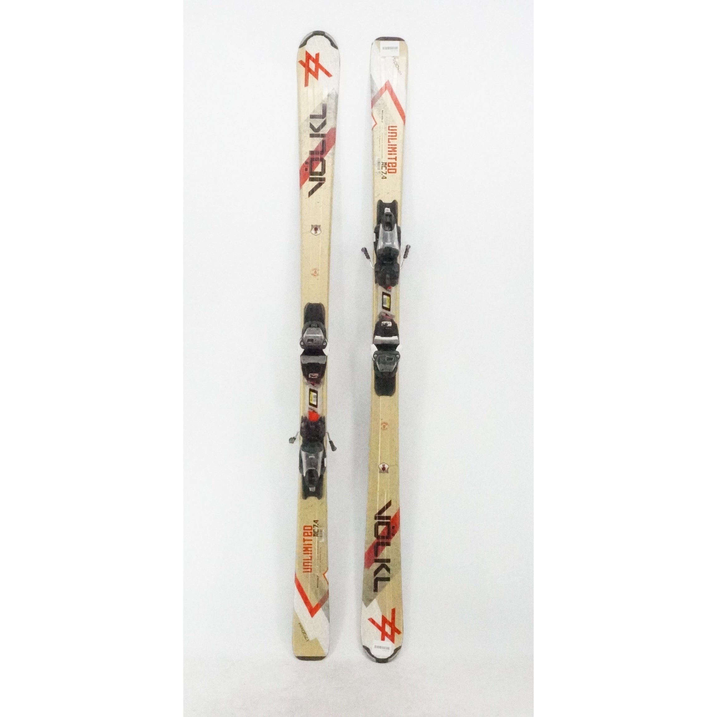 Volkl Unlimited AC 7.4 Adult Skis with Bindings - 170 cm Used