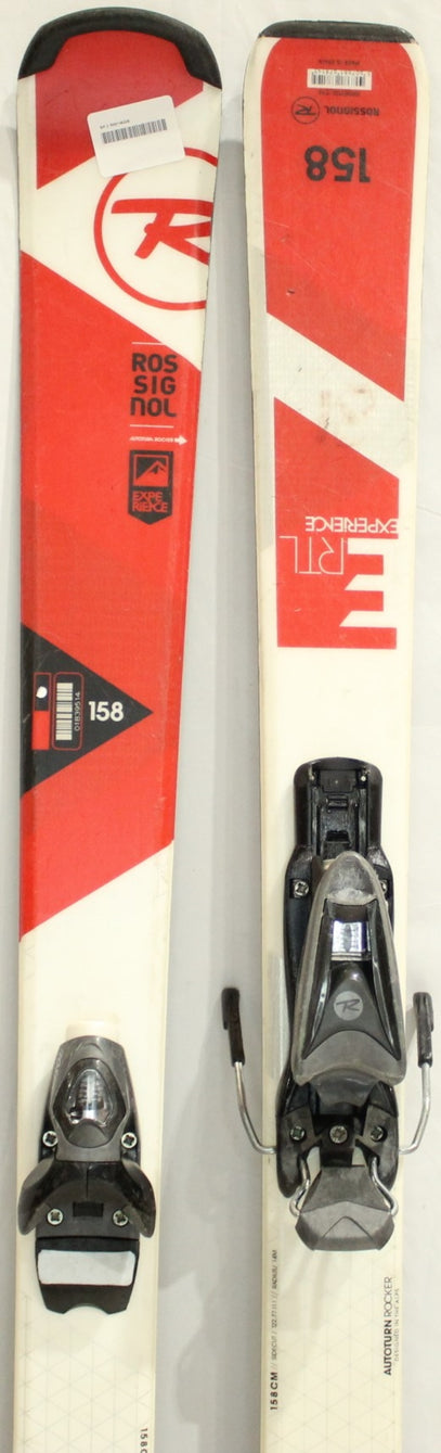 Rossignol E RTL Skis with Bindings - 158 cm Used