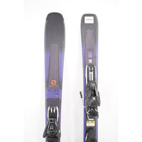 Salomon XDR 76 STR Adult Skis with Bindings - 140 cm Used