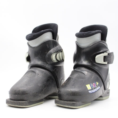 Rossignol R18 Youth Ski Boots - Size 12.5 / Mondo 18.5 Used