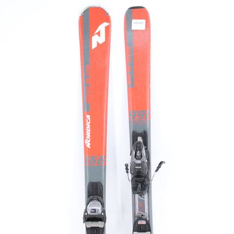 Nordica Drive 76 Exp Adult Demo Skis with Bindings - 166 cm Used