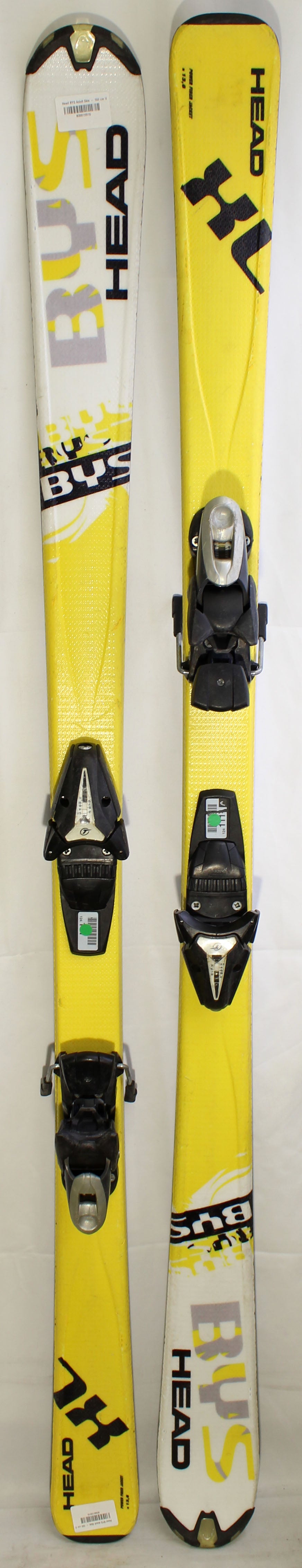 Head BYS Adult Skis with Bindings - 160 cm Used