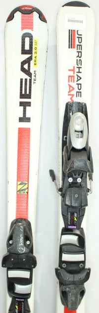 Head Super Shape Team Era 2.0 Kids Skis with Bindings - 127 cm Used