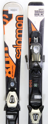 Salomon Enduro JR800 Kids Skis with Bindings - 100 cm Used