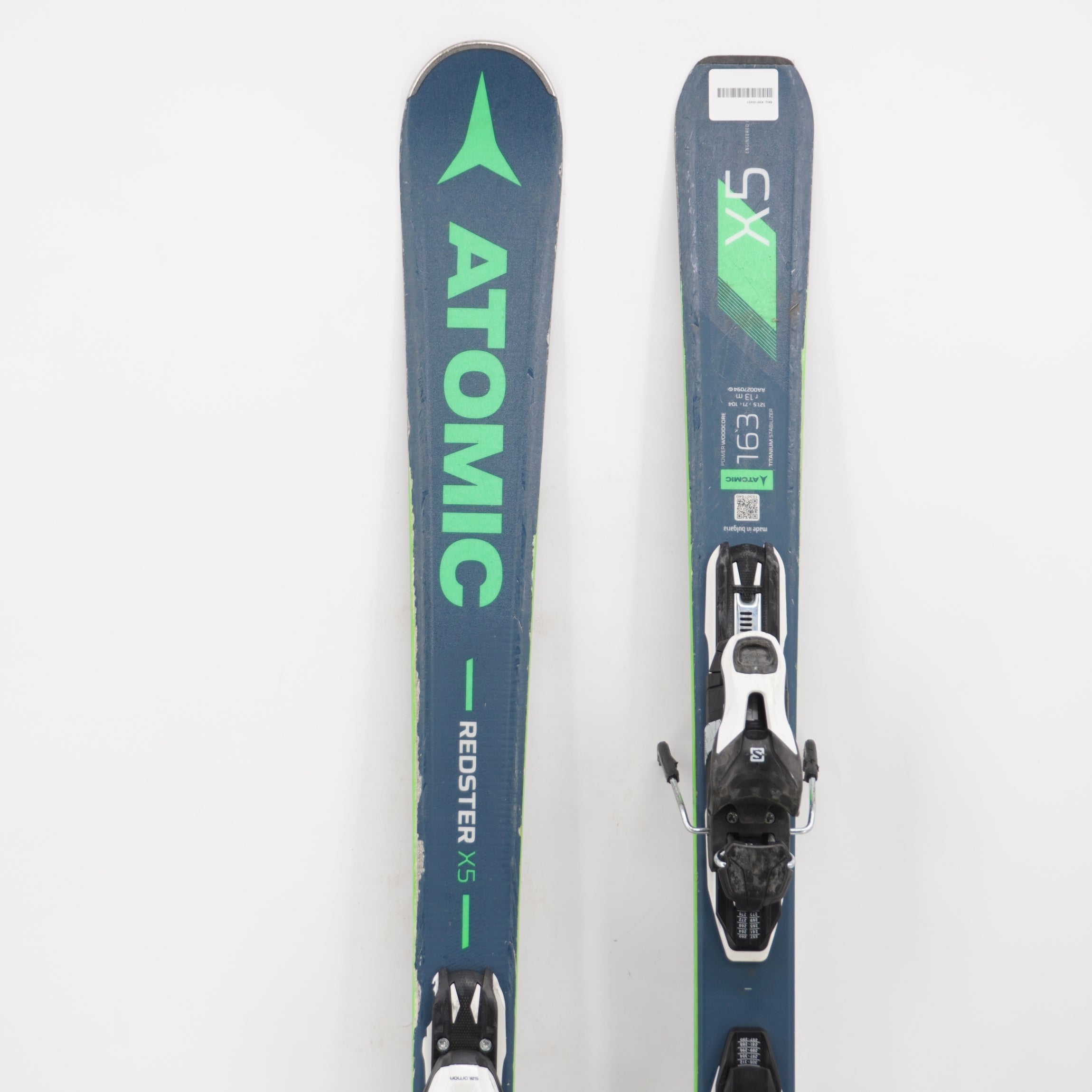 Atomic Redster X5 Adult Demo Skis with Bindings - 163 cm Used – Kiwi  Sports, LLC