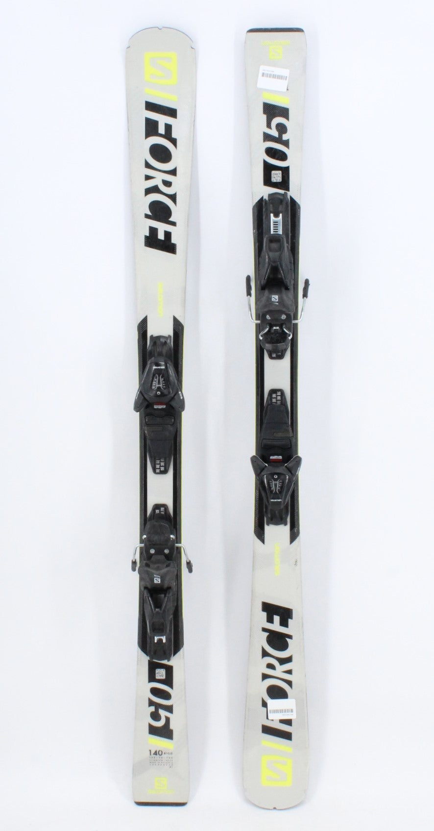Salomon Force 05 Adult Demo Skis with Bindings - 140 cm Used