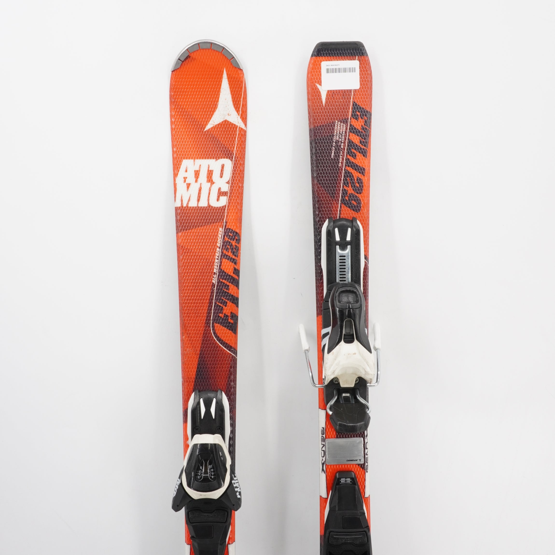 Atomic ETL Adult Skis with Bindings - 129 cm Used