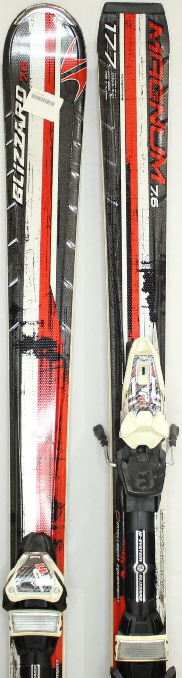 Blizzard Magnum 7.6 Adult Demo Skis with Bindings - 177 cm Used