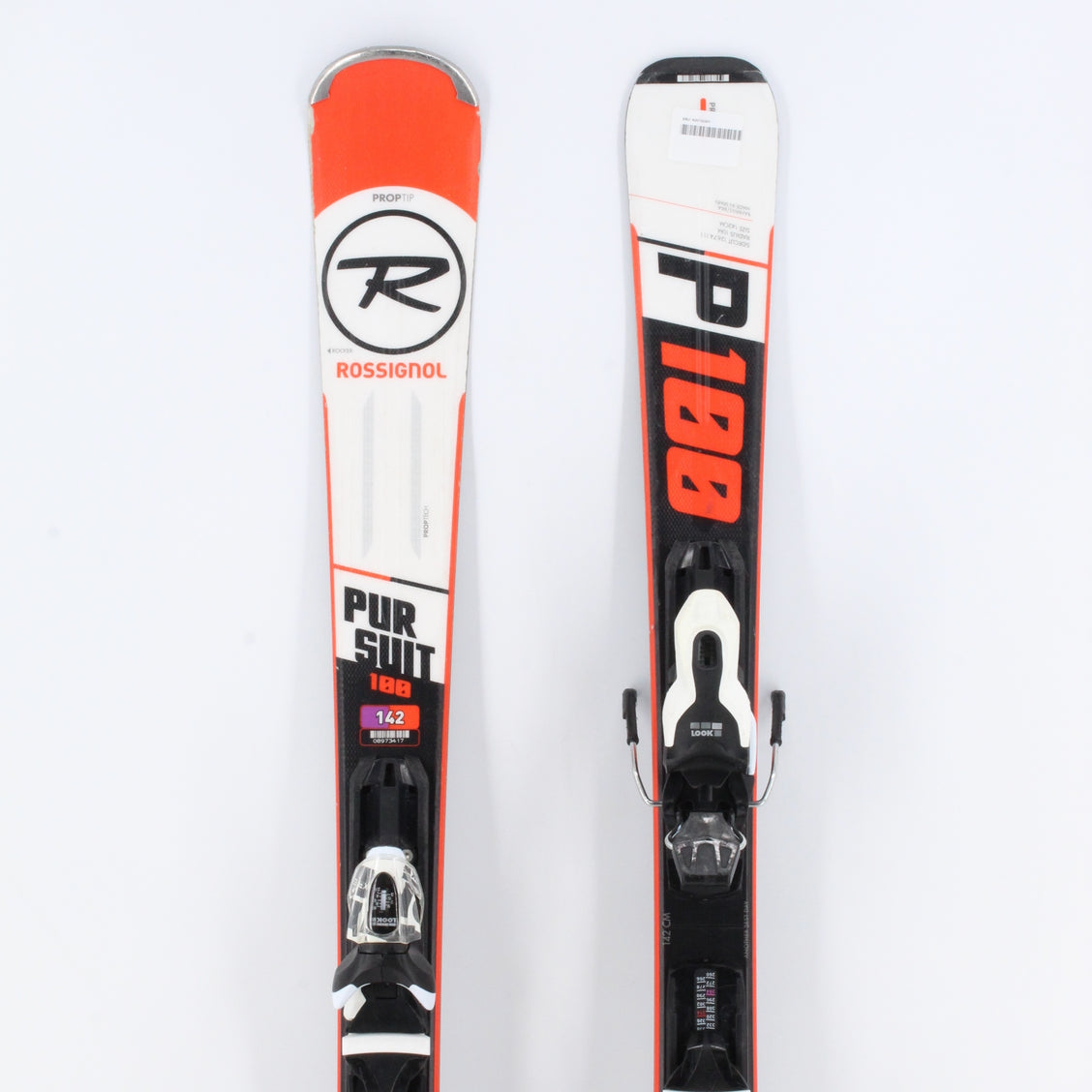 Rossignol Pursuit 100 Adult Skis with Bindings - 142 cm Used