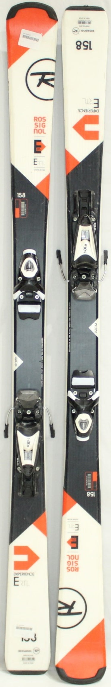 Rossignol Experience RTL Adult Skis with Bindings - 158 cm Used