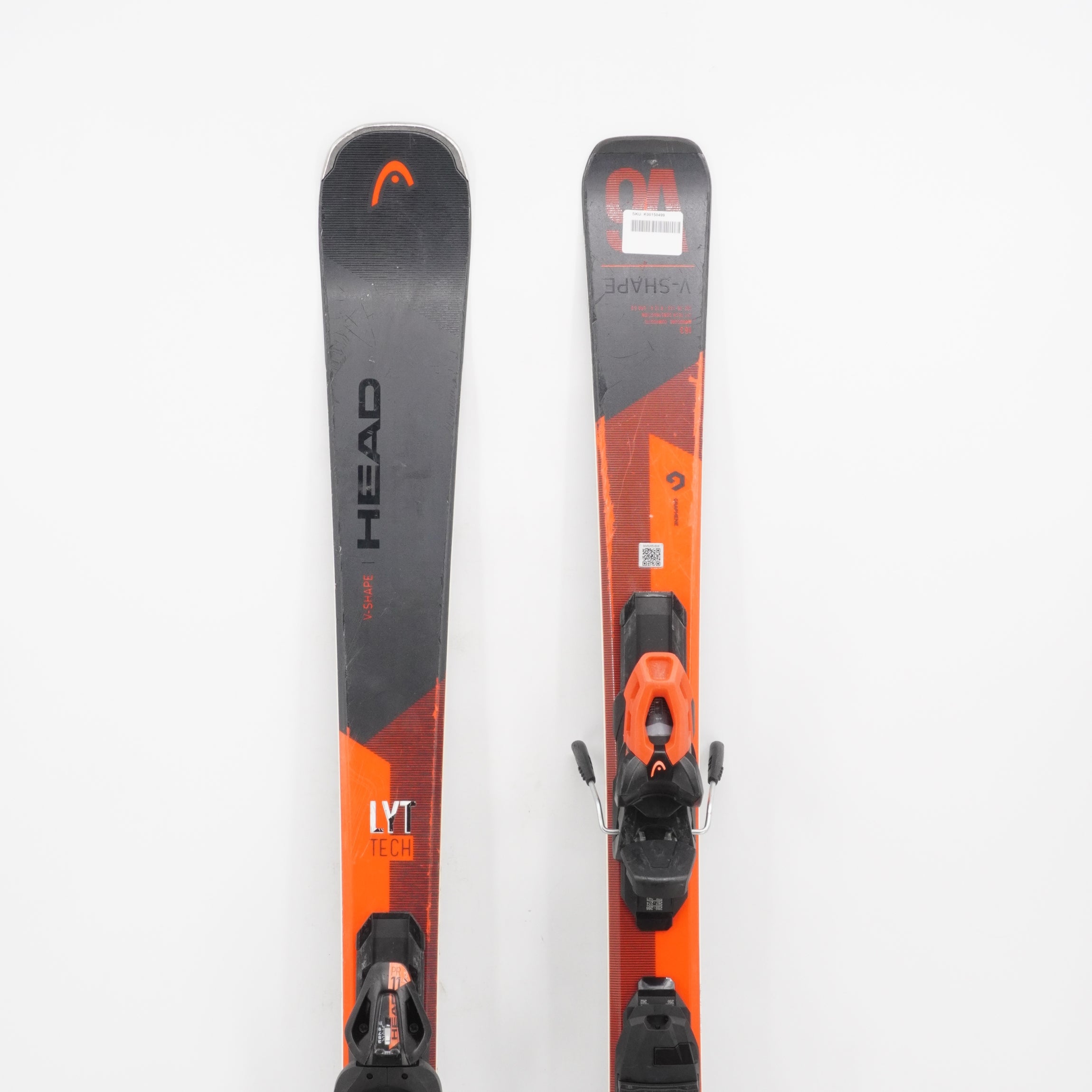 Head V - Shape 6 Demo Skis with Bindings - 163 cm Used