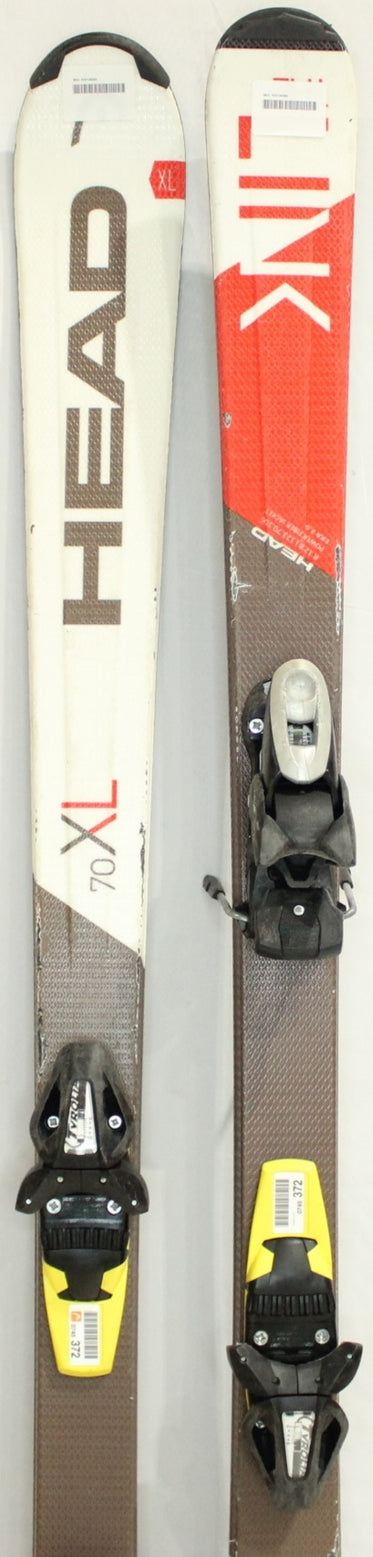 Head The Link Adult Skis with Bindings - 170 cm Used