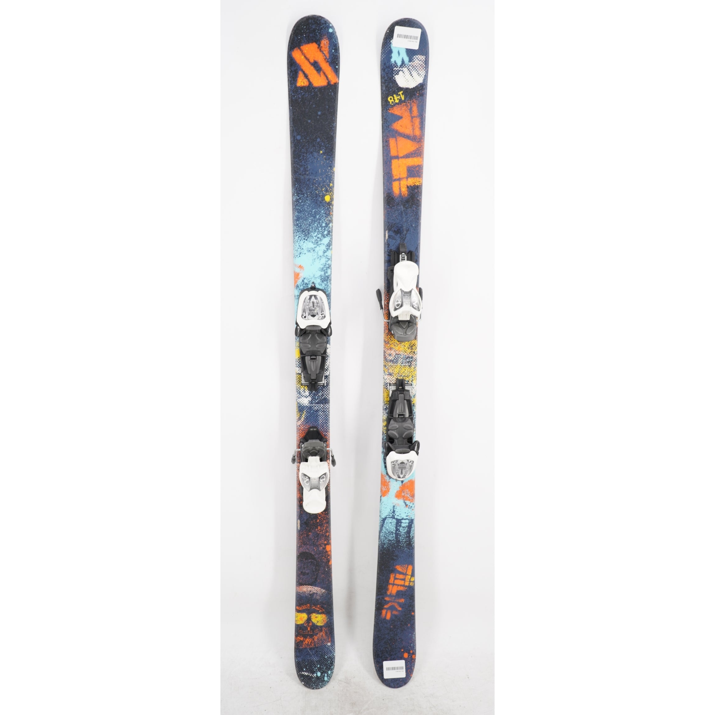 Volkl Wall Jr. Twin Tip Skis with Bindings - 148 cm Used