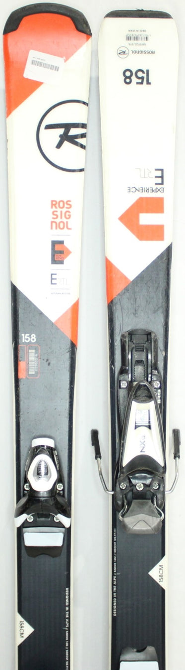 Rossignol Experience RTL Adult Skis with Bindings - 158 cm Used