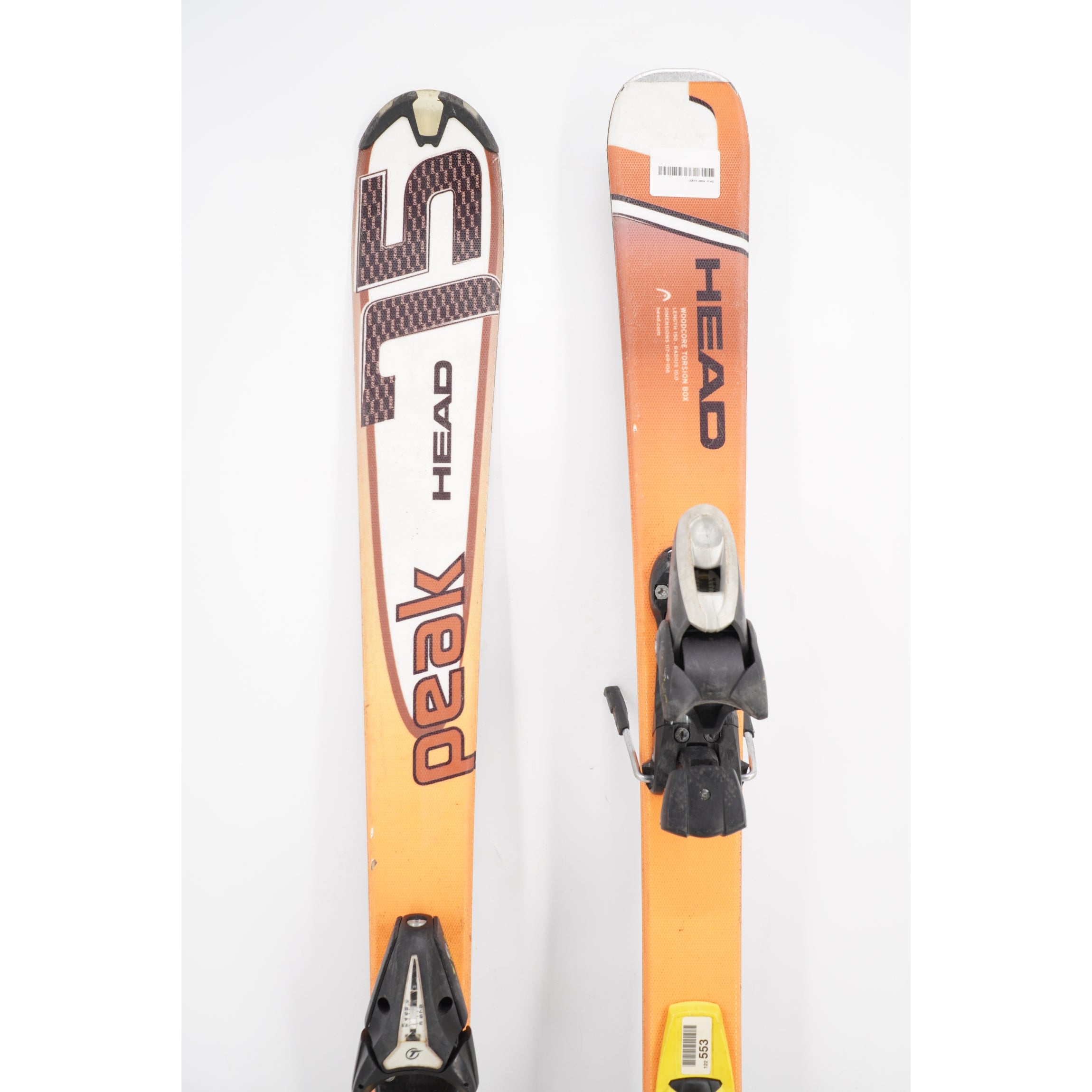 Head Peak Adult Skis with Bindings - 150 cm Used