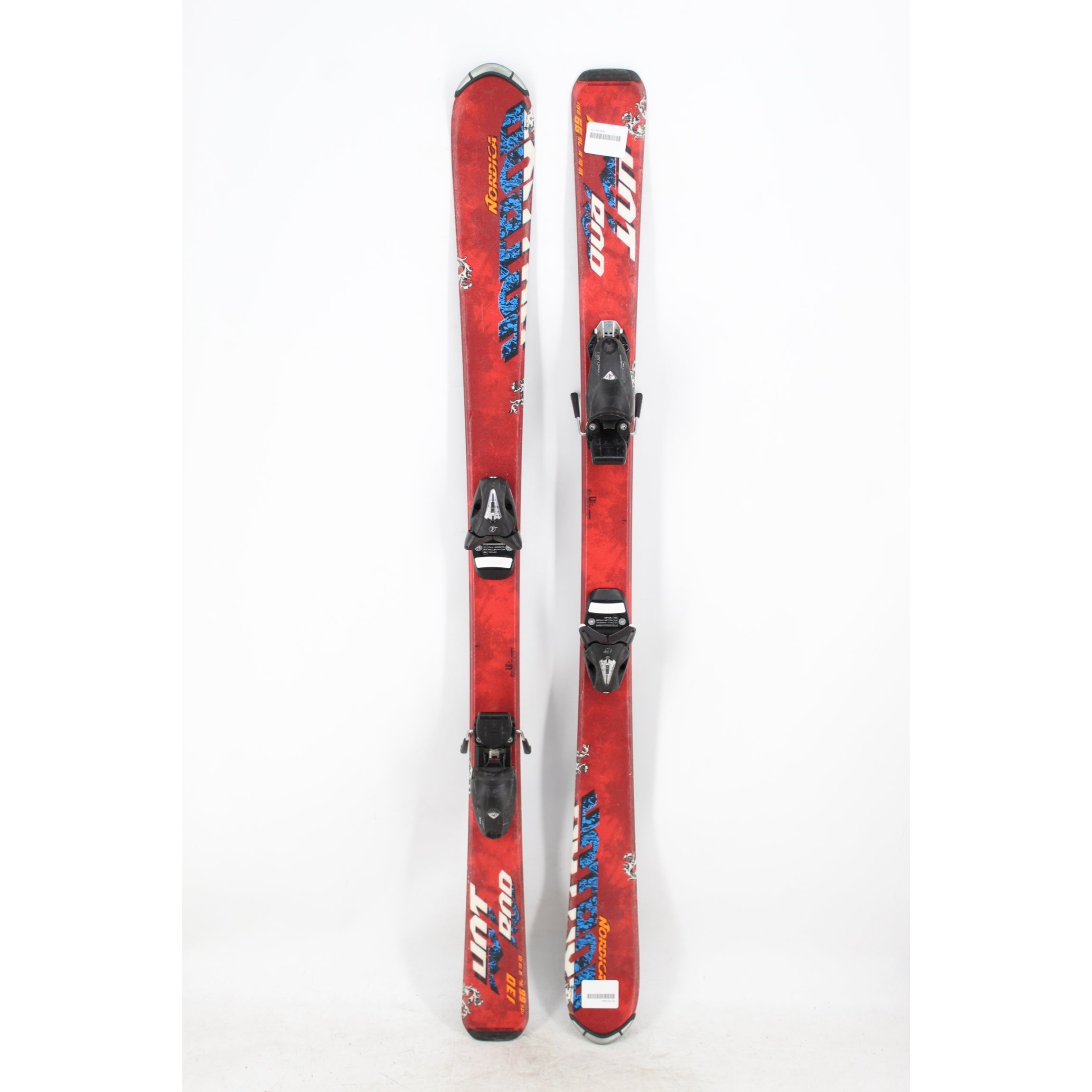 Nordica Hot Rod Kids Skis with Bindings - 130 cm Used