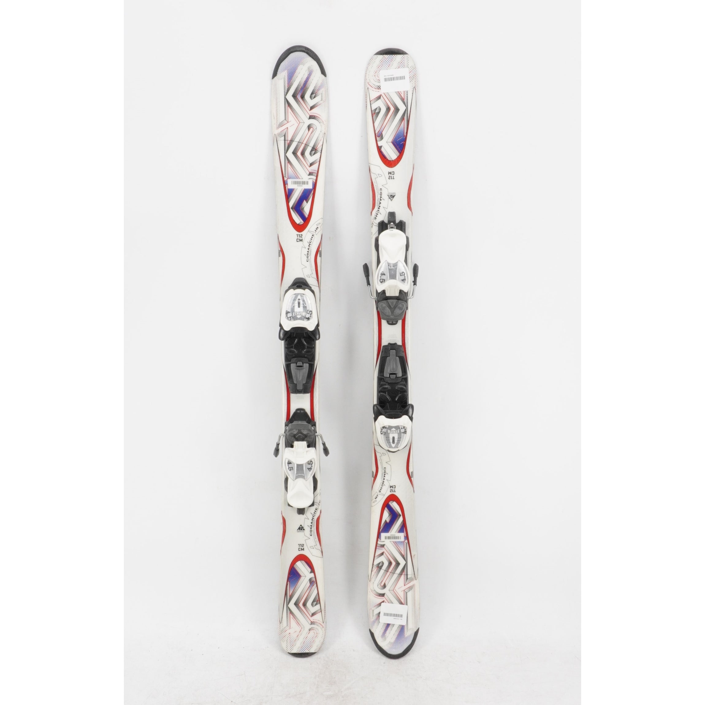 K2 Comanche Kids Skis with Bindings - 112 cm Used