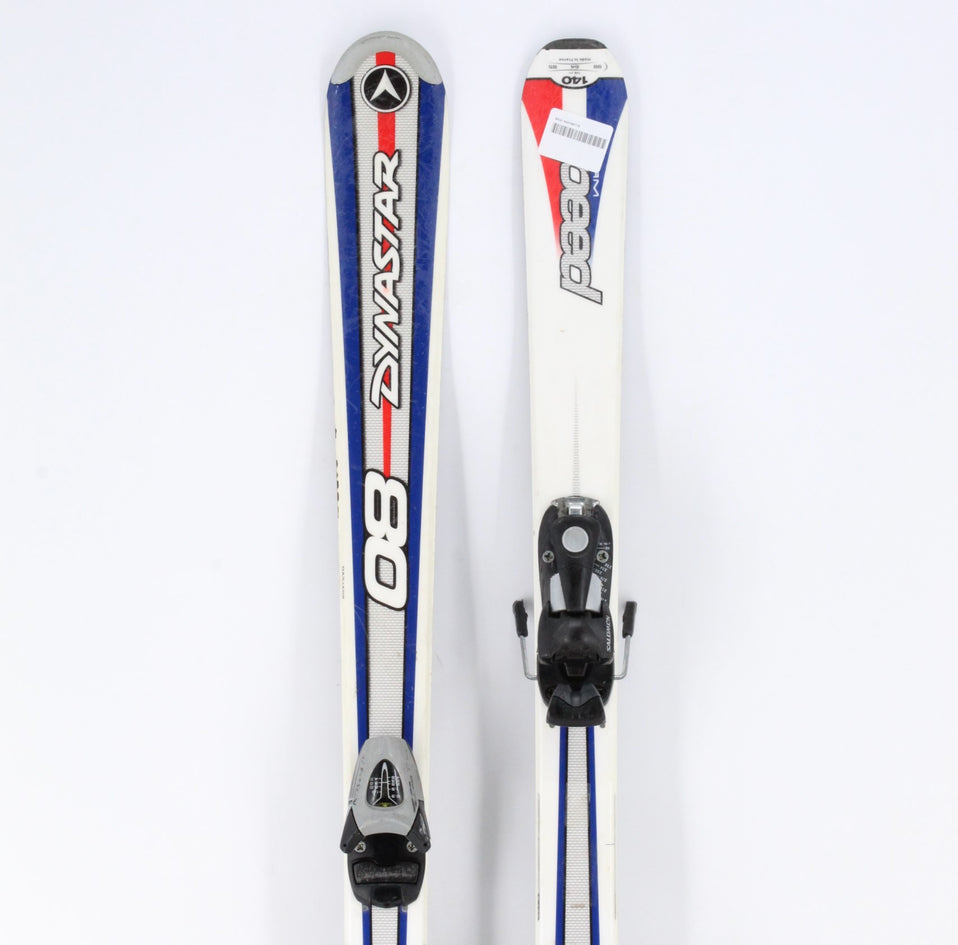 Dynastar Team Speed 80 Kids Skis with Bindings - 140 cm Used