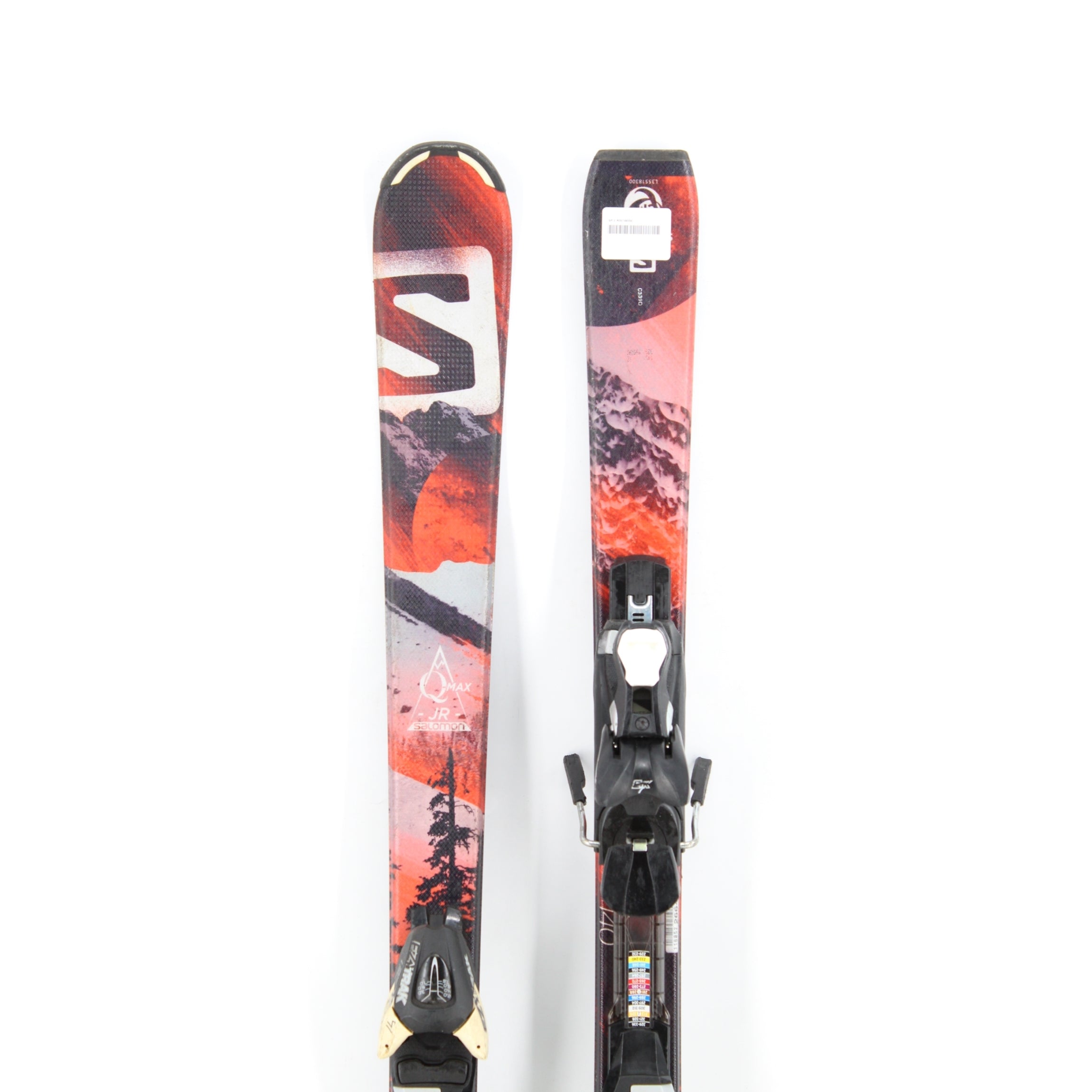Salomon Q Max Jr. Skis with Bindings - 140 cm Used