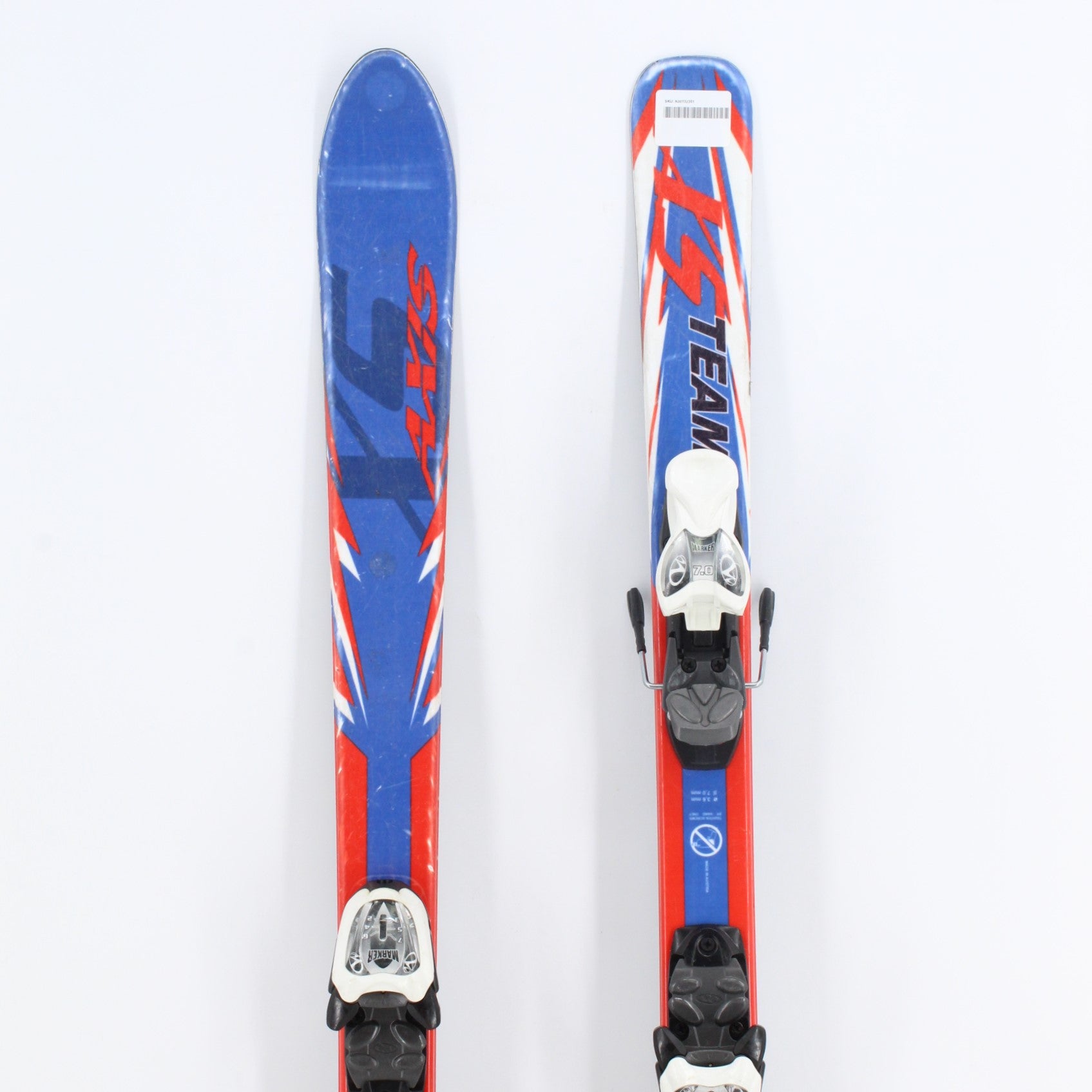 Axis SX Team Junior Skis with Bindings - 130 cm Used