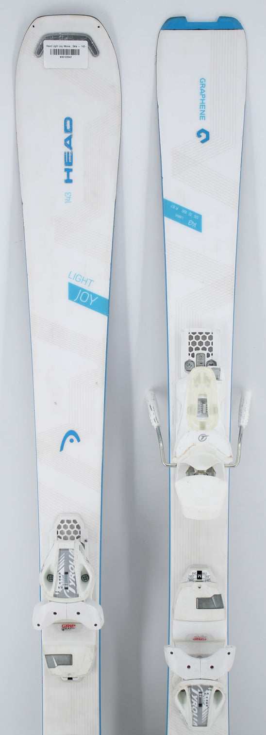 Head Light Joy Womens Demo Skis with Bindings - 143 cm Used