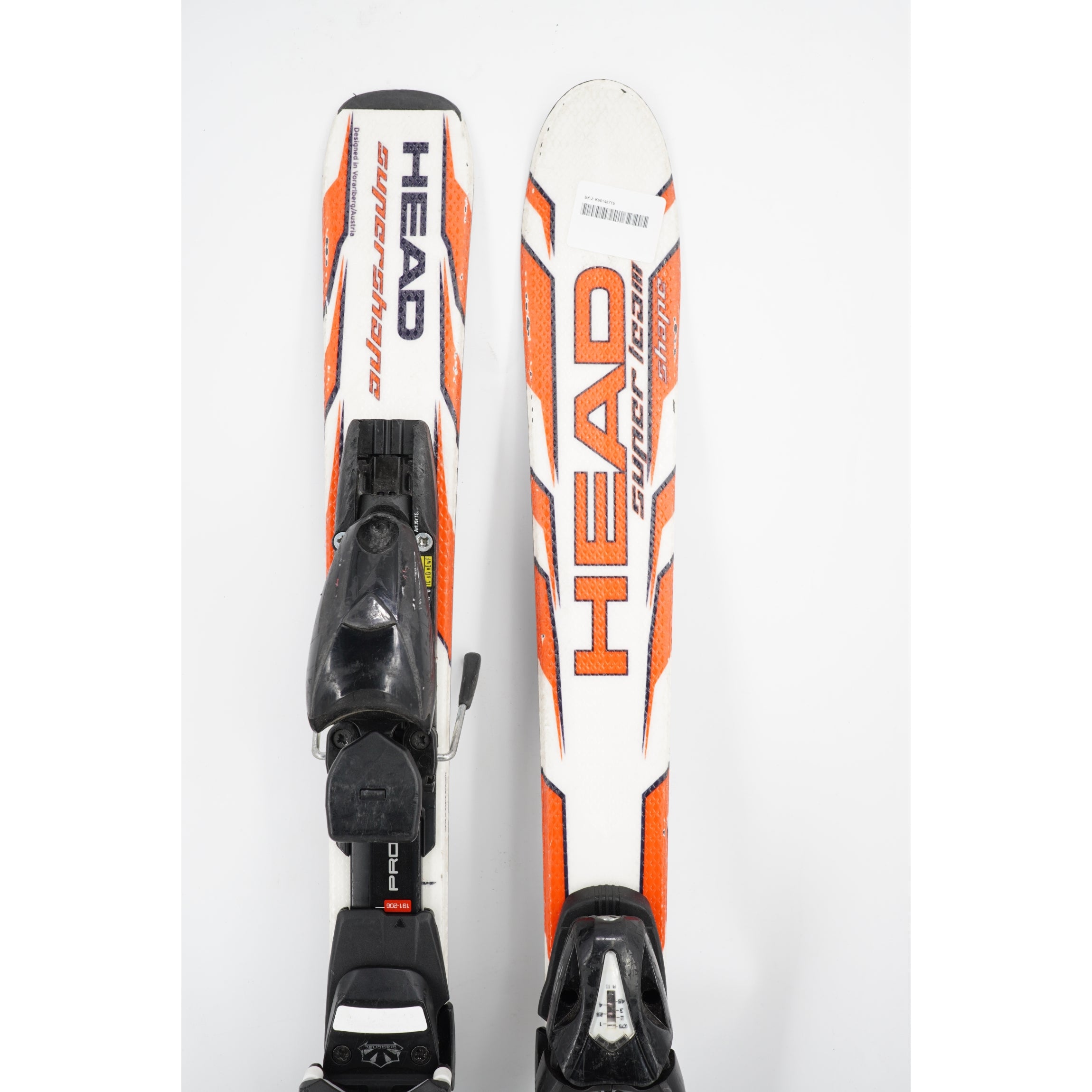 Head Super Shape Team Kids Skis with Bindings - 107 cm Used