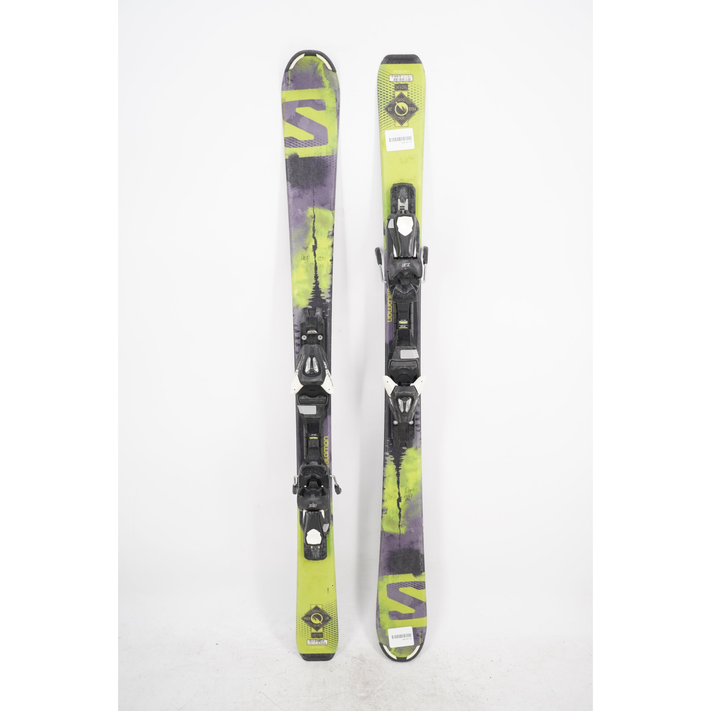 Salomon Q Max Jr. Kids Skis with Bindings - 120 cm Used