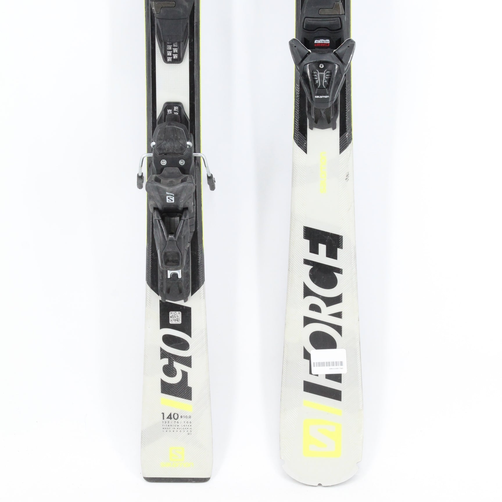 Salomon Force 05 Adult Demo Skis with Bindings - 140 cm Used