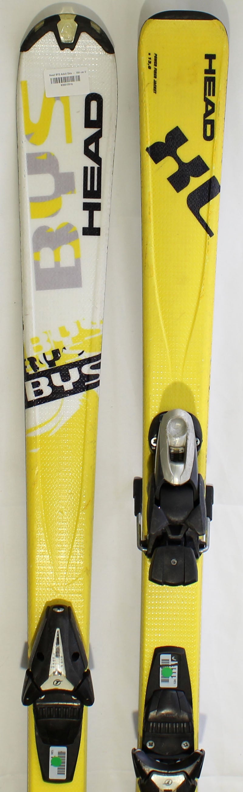 Head BYS Adult Skis with Bindings - 160 cm Used