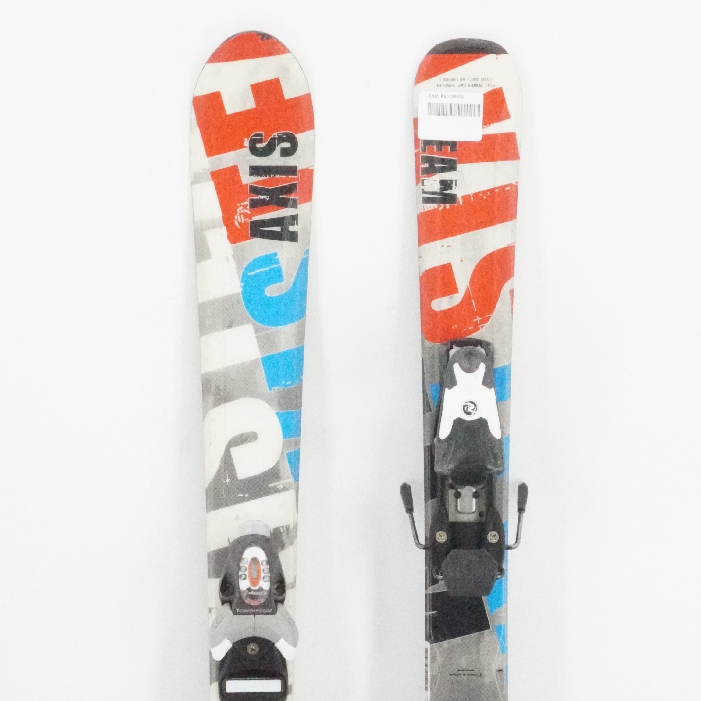 Axis Free Team Kids Skis with Bindings - 110 cm Used