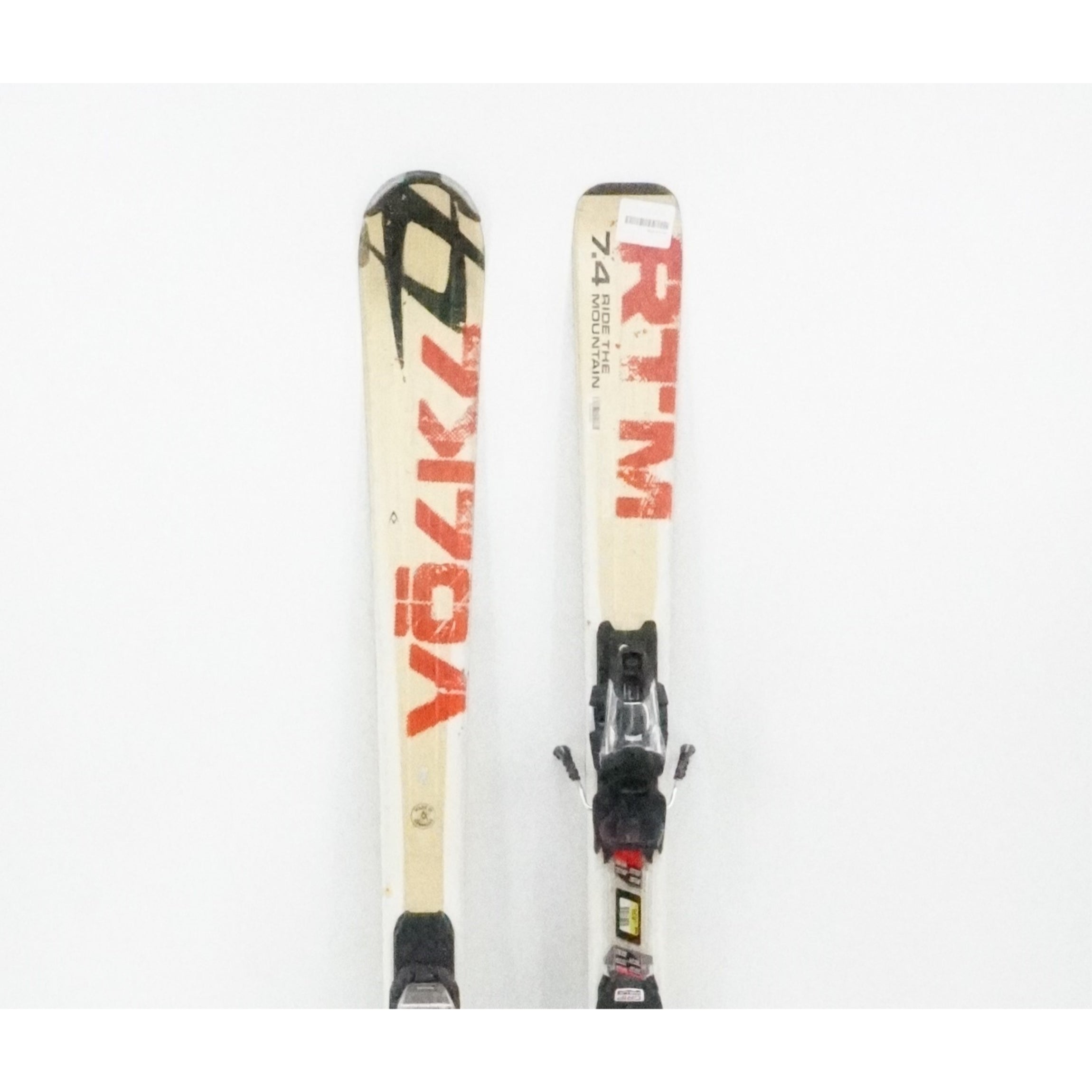 Volkl RTM 7.4 Adult Skis with Bindings - 163 cm Used