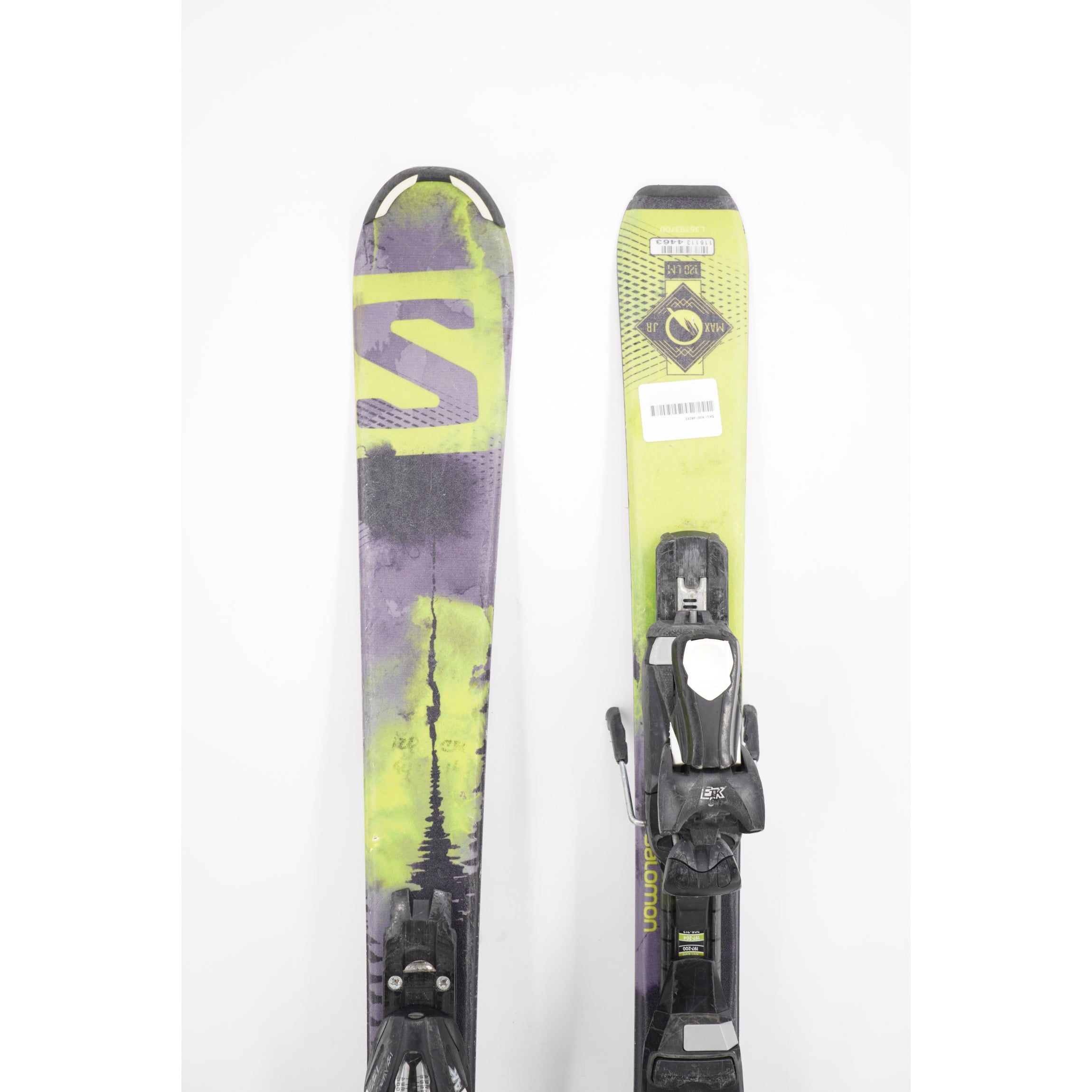 Salomon Q Max Jr. Kids Skis with Bindings - 120 cm Used