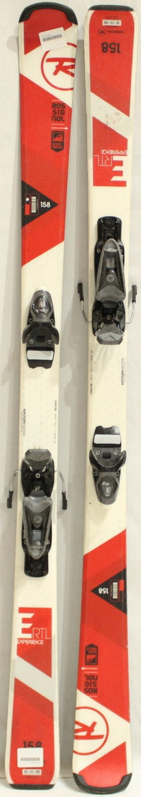 Rossignol E RTL Skis with Bindings - 158 cm Used