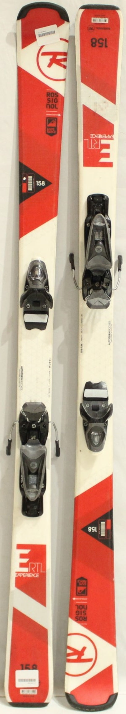 Rossignol E RTL Skis with Bindings - 158 cm Used