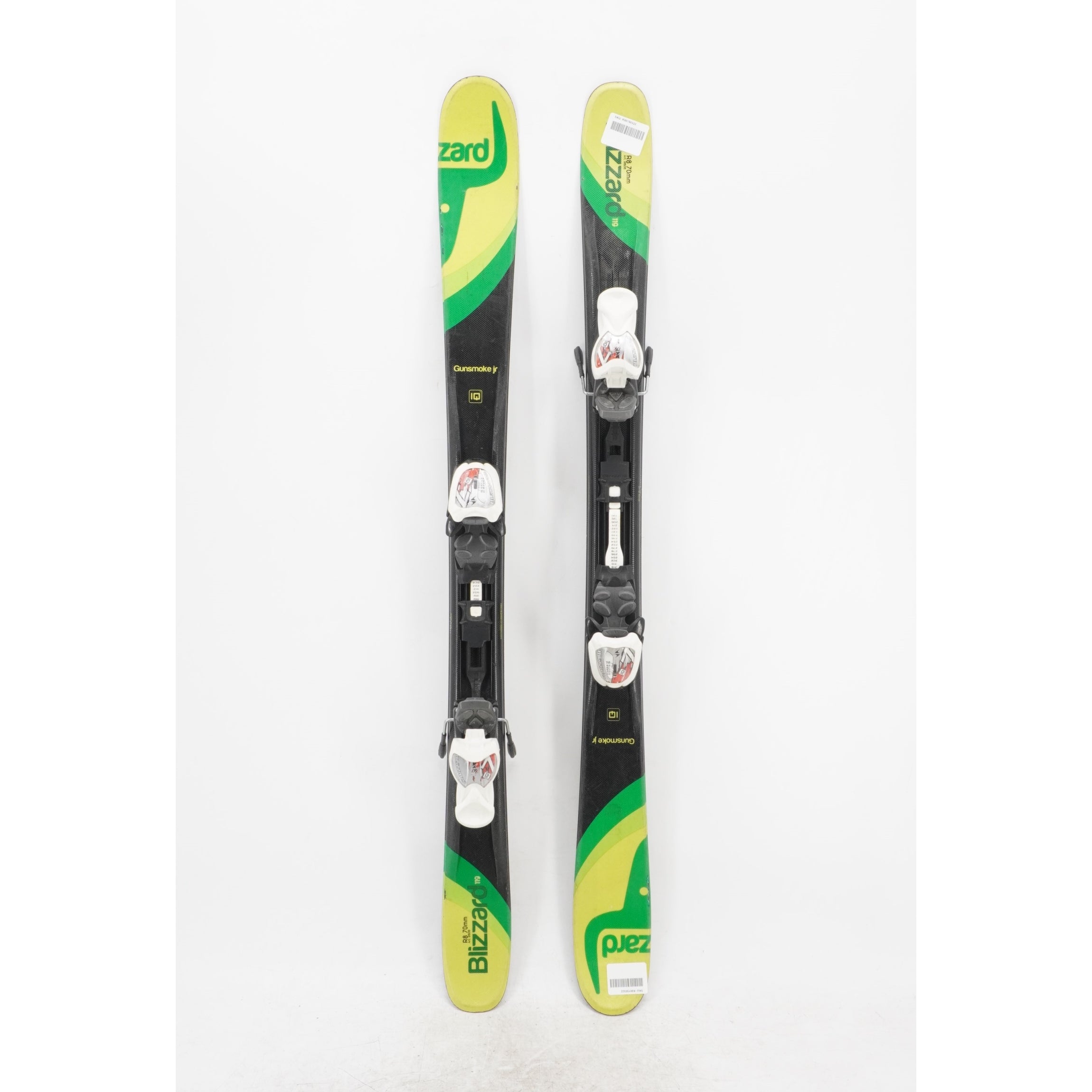 Blizzard Gunsmoke Jr. Twin Tip Skis with Bindings - 119 cm Used
