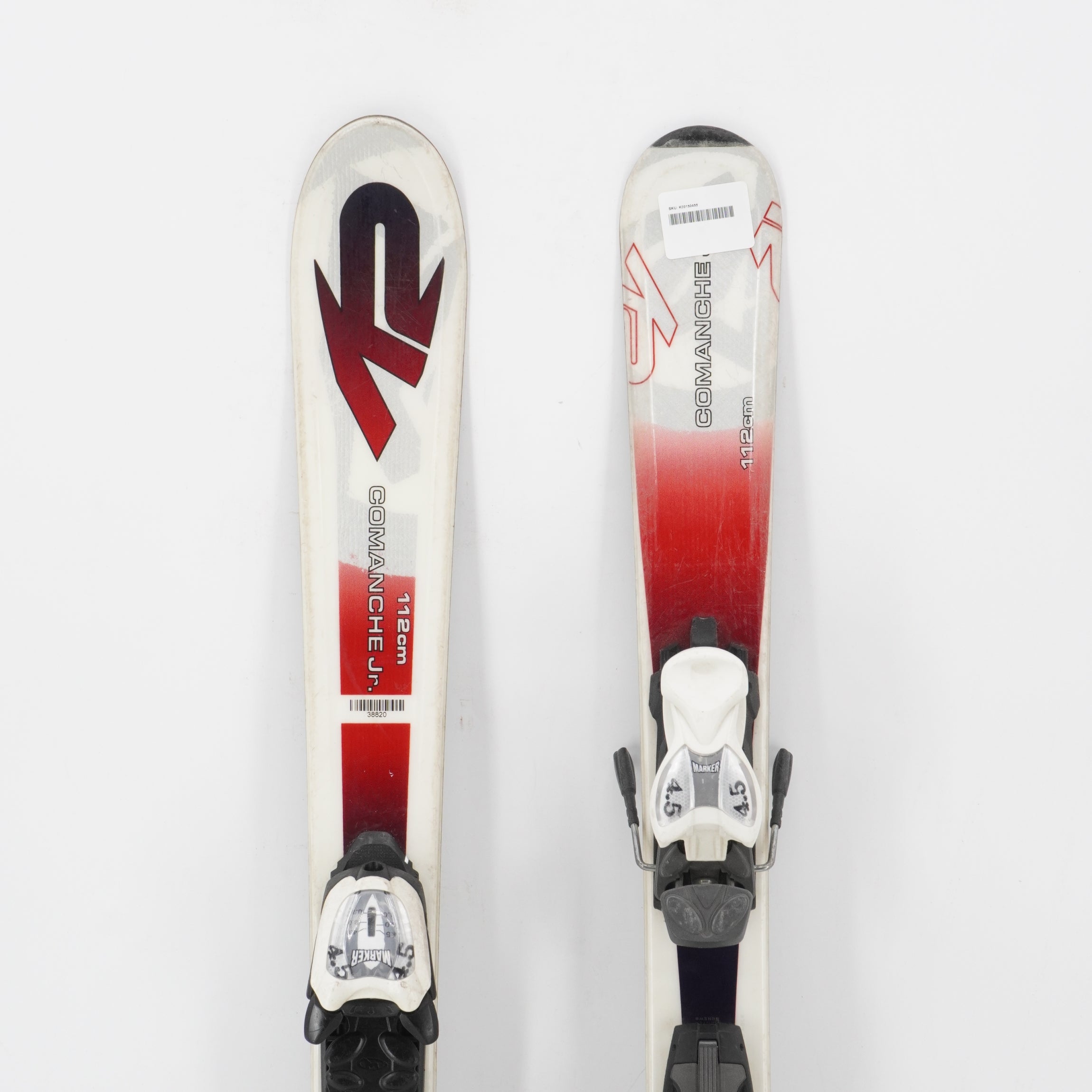 K2 Comanche Jr. Kids Skis with Bindings - 112 cm Used