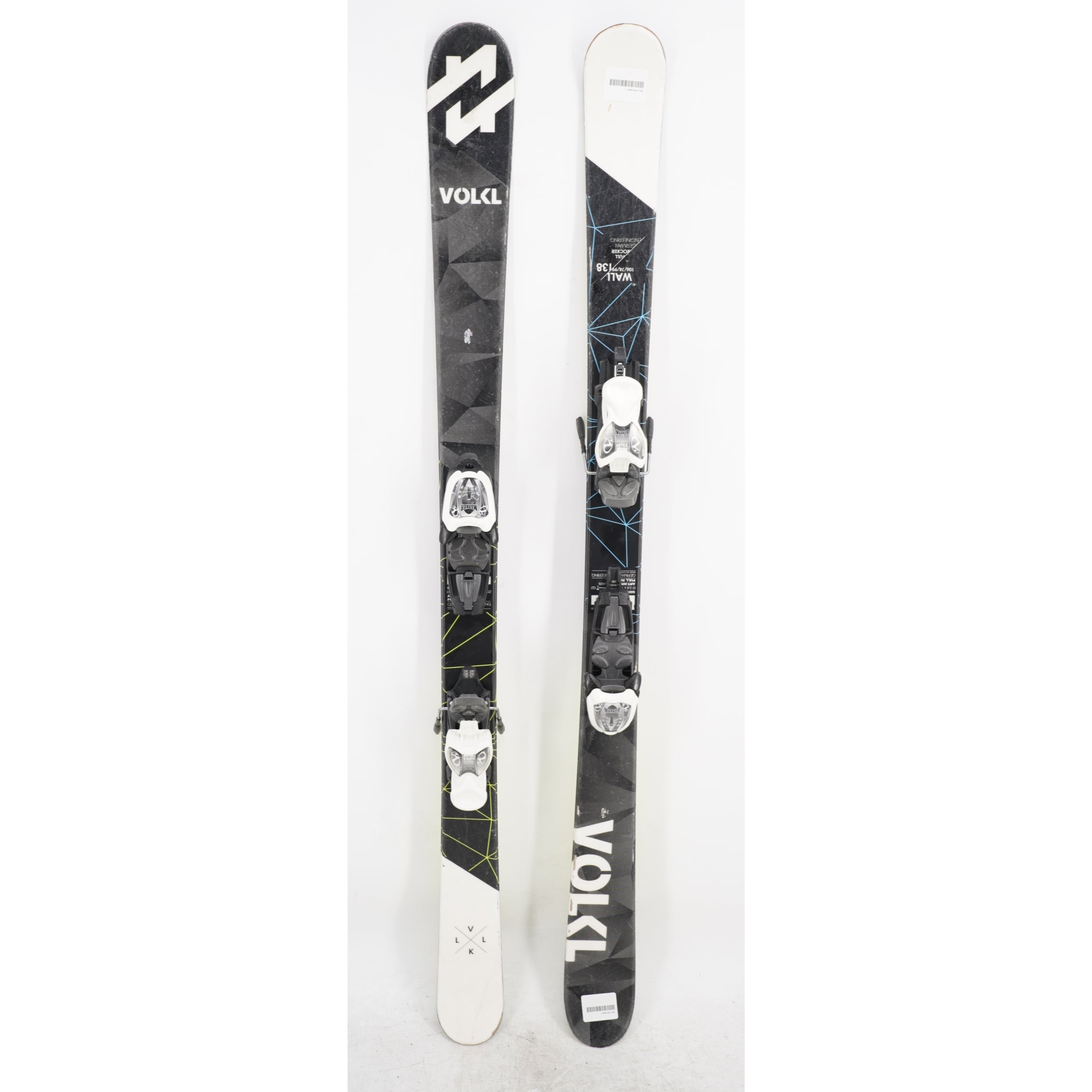 Volkl Wall Jr. Twin Tip Skis with Bindings - 138 cm Used