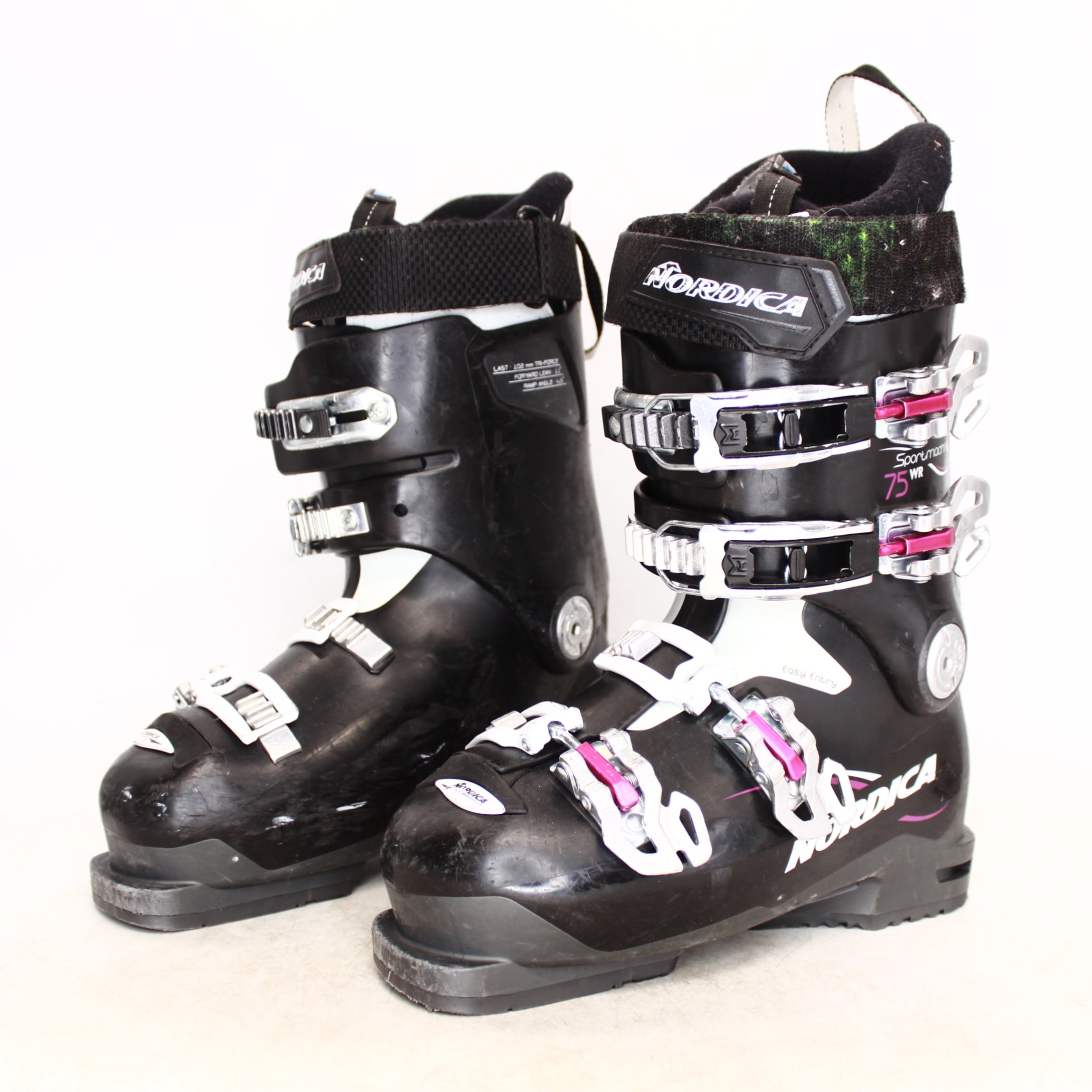 Nordica Sport Machine 75 WR Women's Ski Boots - Size 6 / Mondo 23 Used