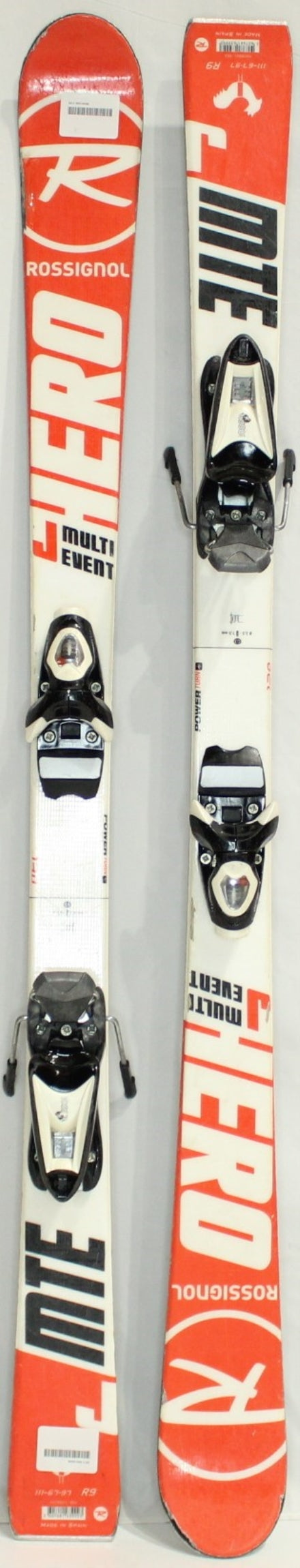 Rossignol Hero Junior Skis with Bindings -130 cm Used